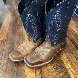 J.B. Dillon Kids Brown and Black Western Boots